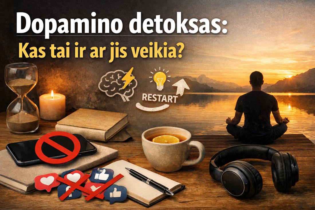 Dopamino detoksas: kas tai ir ar jis veikia