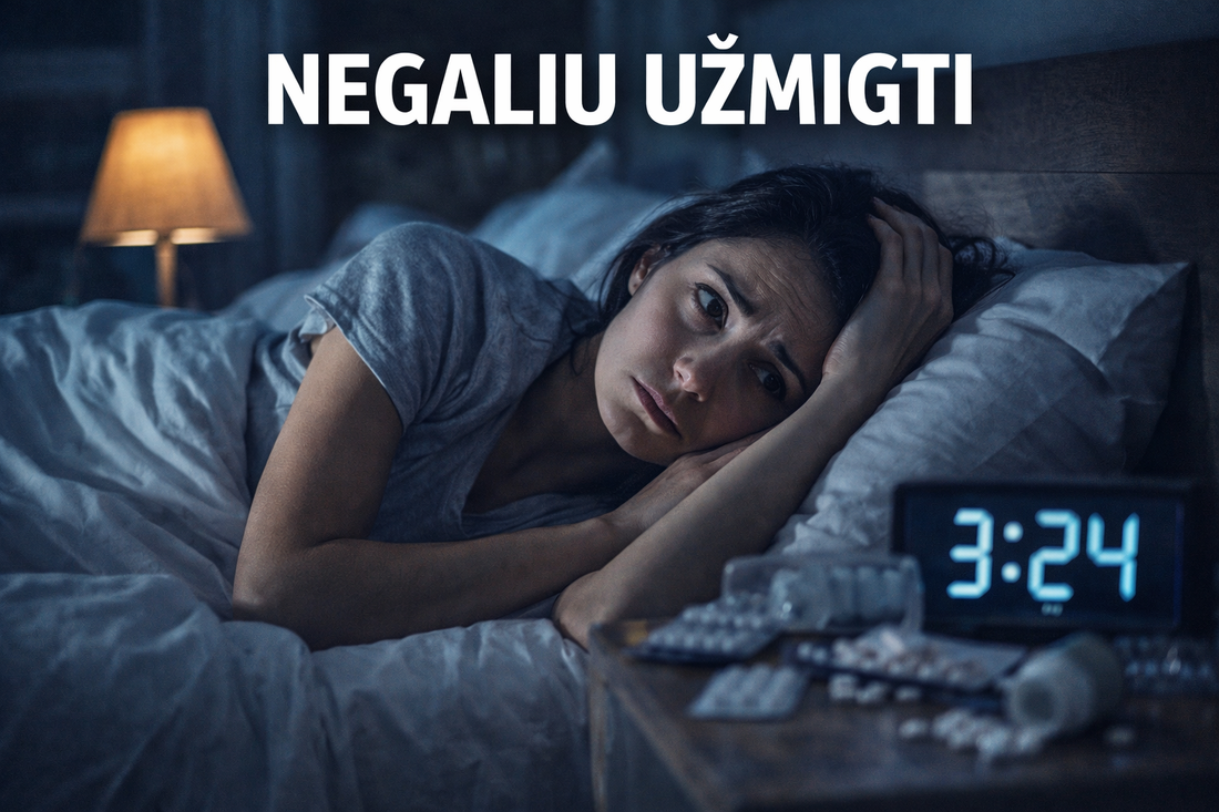 Negaliu užmigti naktimis? 7 žingsnių sistema, kuri padeda užmigti per 10–15 minučių be tablečių