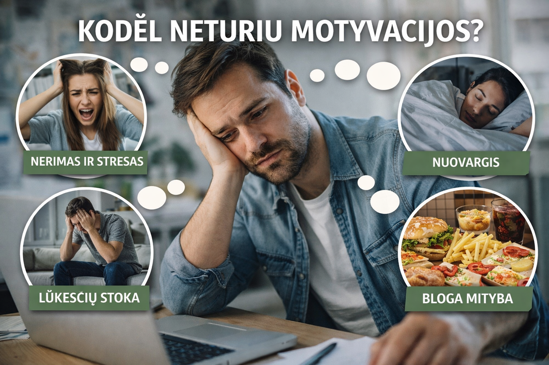 Kodėl neturiu motyvacijos? Tikrosios priežastys smegenyse ir kaip ją atkurti be jokių stebuklingų piliulių
