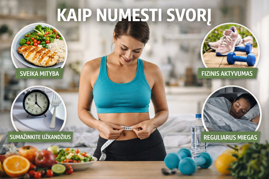Kaip numesti svorio kartą ir visiems laikams? 7 žingsnių sistema be badavimo ir be jojo efekto