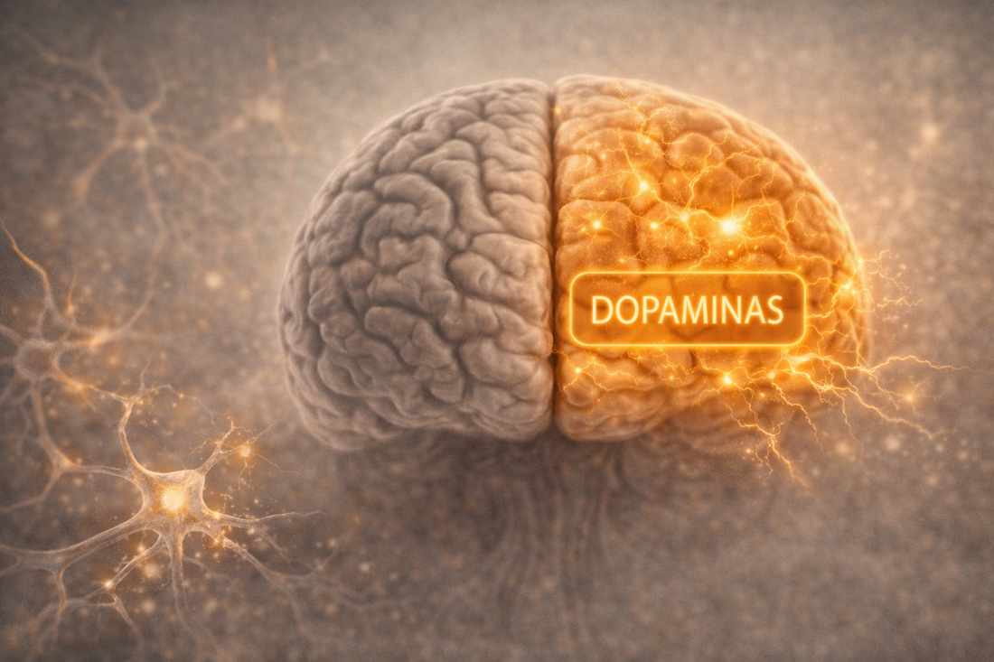 Dopaminas: kas tai yra, kaip jis veikia smegenis ir kaip jį atstatyti