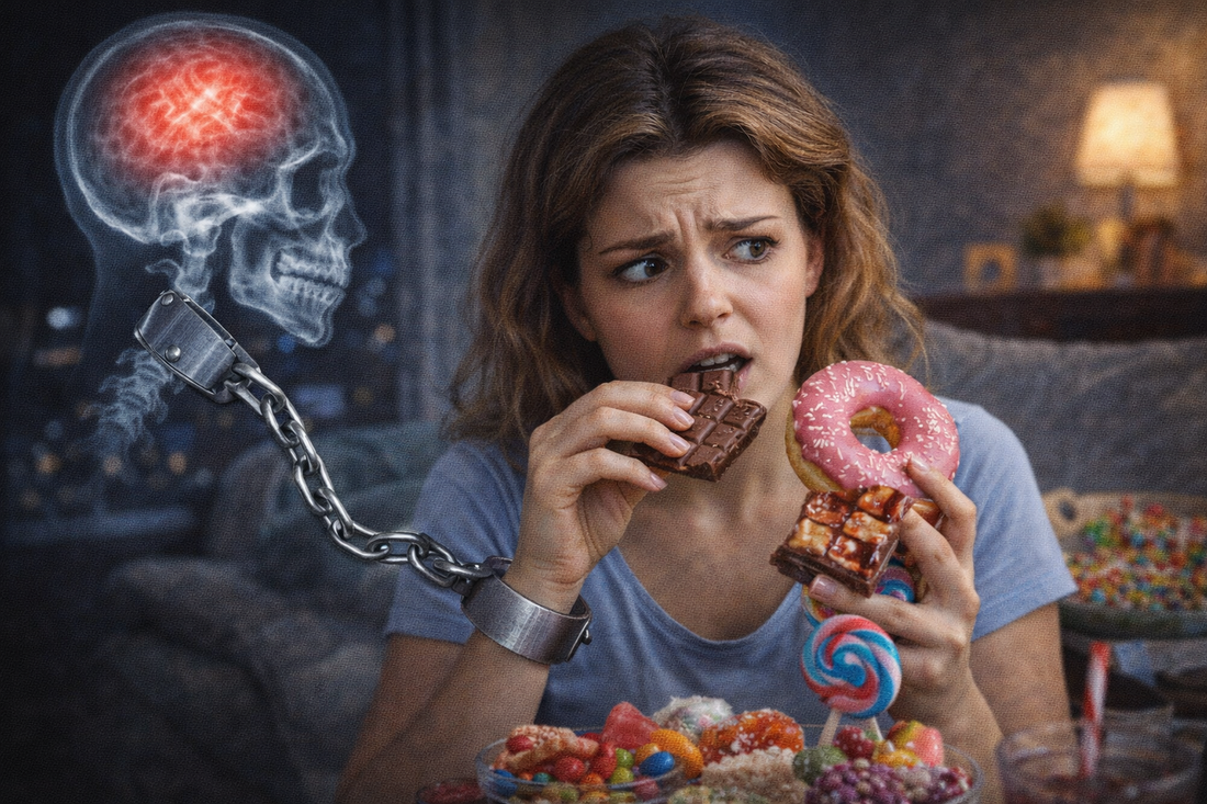 Kodėl negaliu nustoti valgyti saldumynų net kai žinau, kad kenkia?