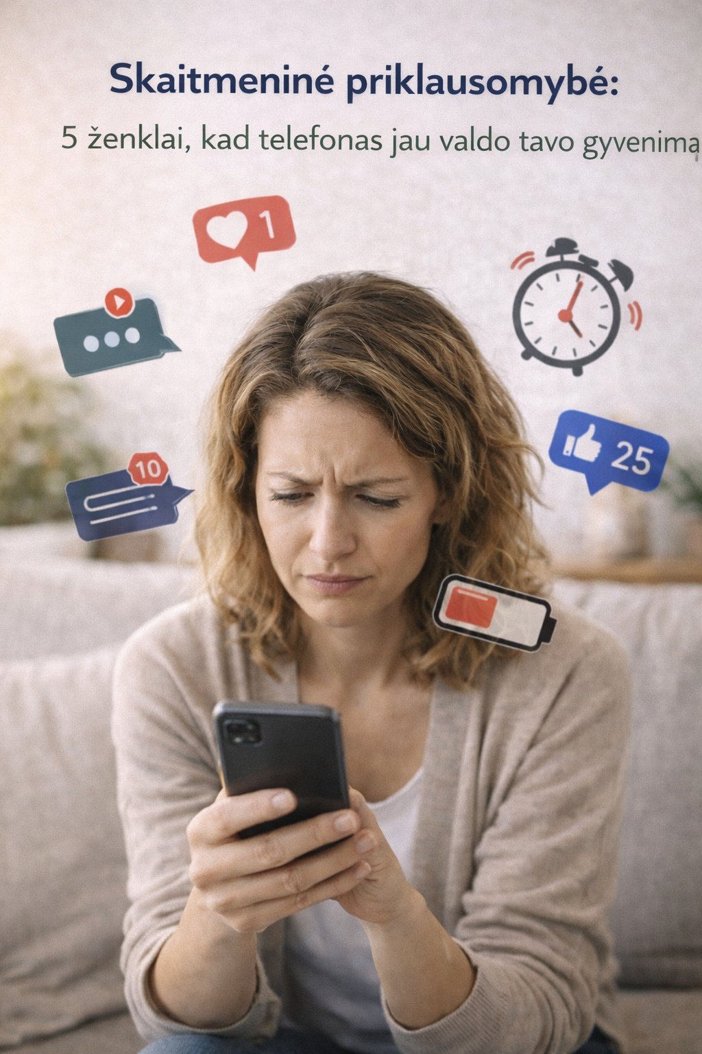 Skaitmeninė priklausomybė: 5 ženklai, kad telefonas jau valdo tavo gyvenimą