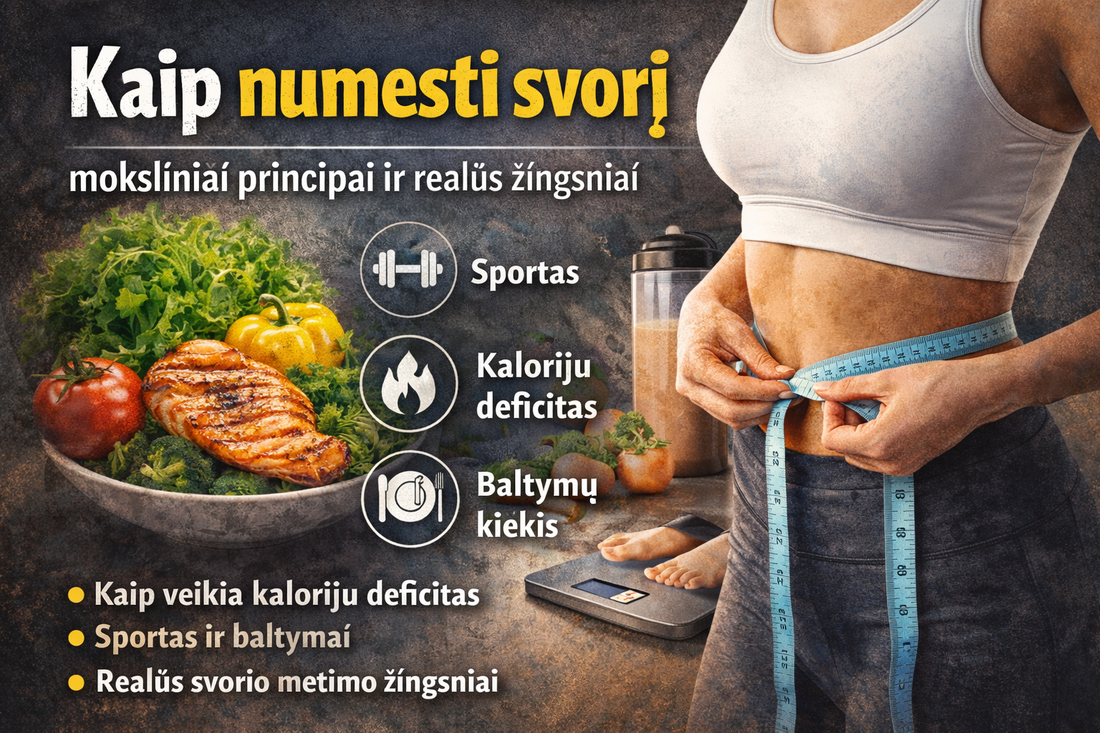 Kaip numesti svorį – moksliniai principai ir realūs žingsniai